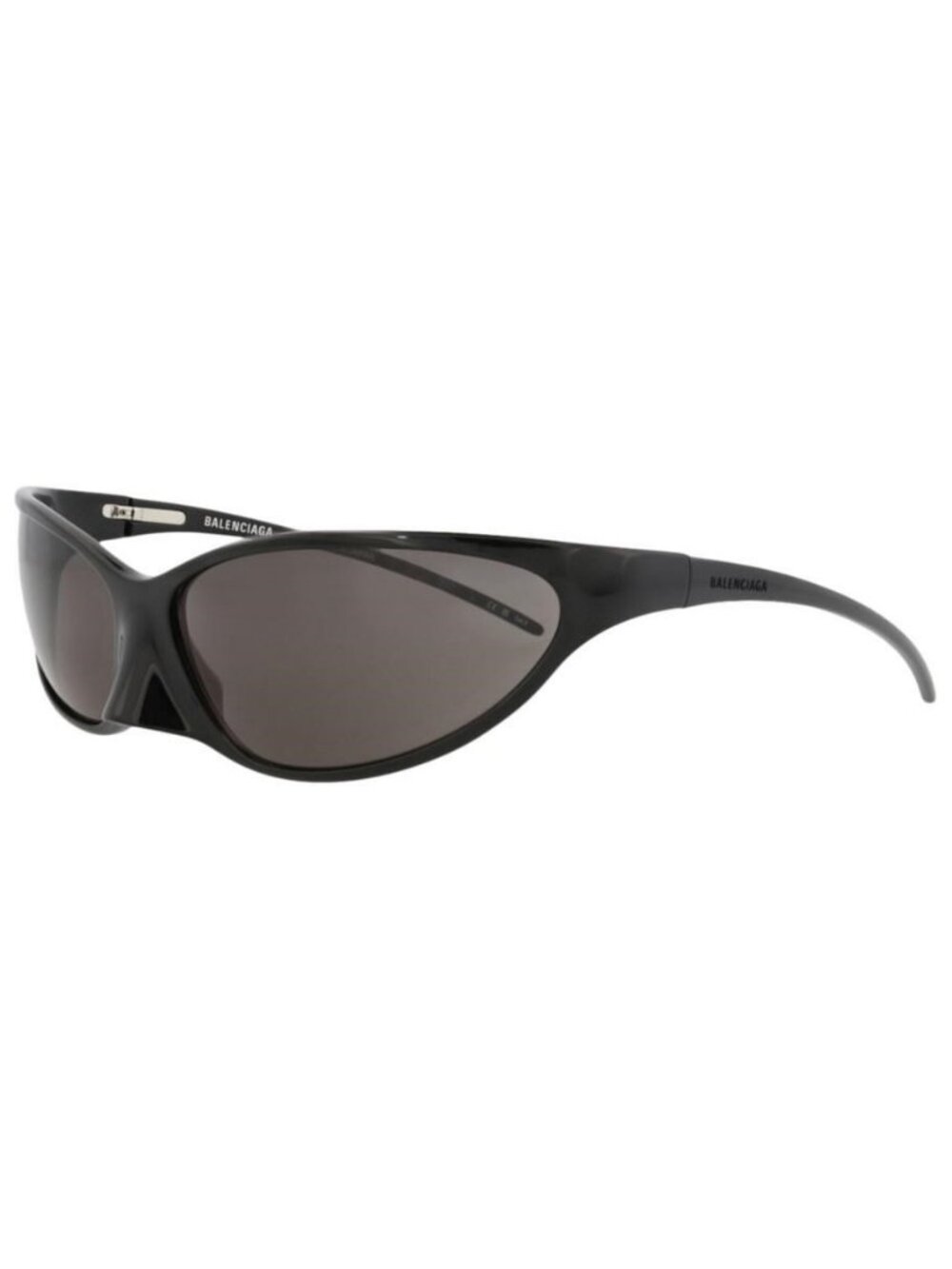 New Balenciaga Unisex Shield/Wrap Black Black Grey Fashion Designer Sunglasses